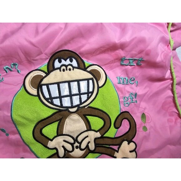 Y2k 2000s Original Bobby Jack Monkey Pink Standard Pillow Cases ×2- READ INFO - Picture 7 of 14
